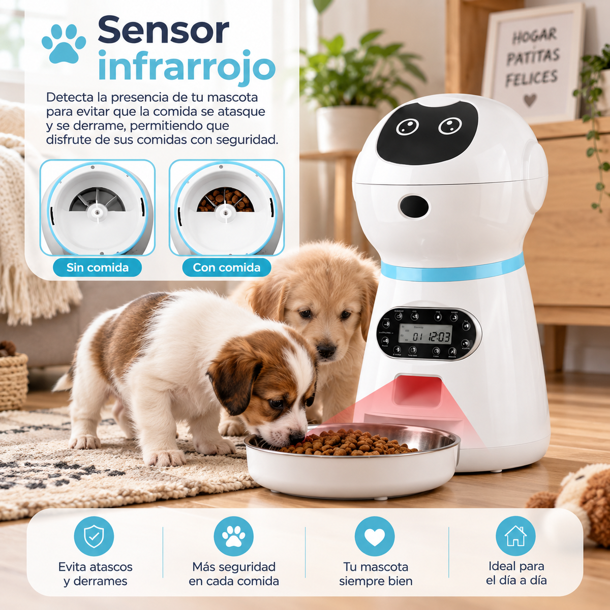 Comedero Automático 3,5 L🐾