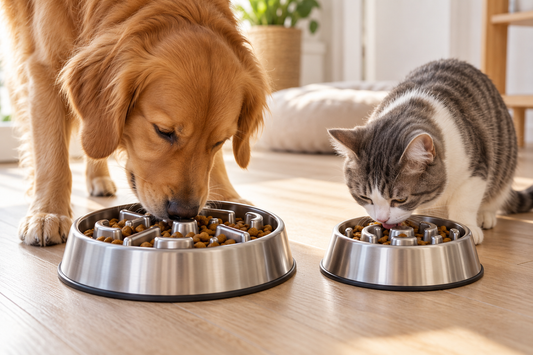 ¿Qué es un comedero lento y por qué tu mascota lo necesita?🐾