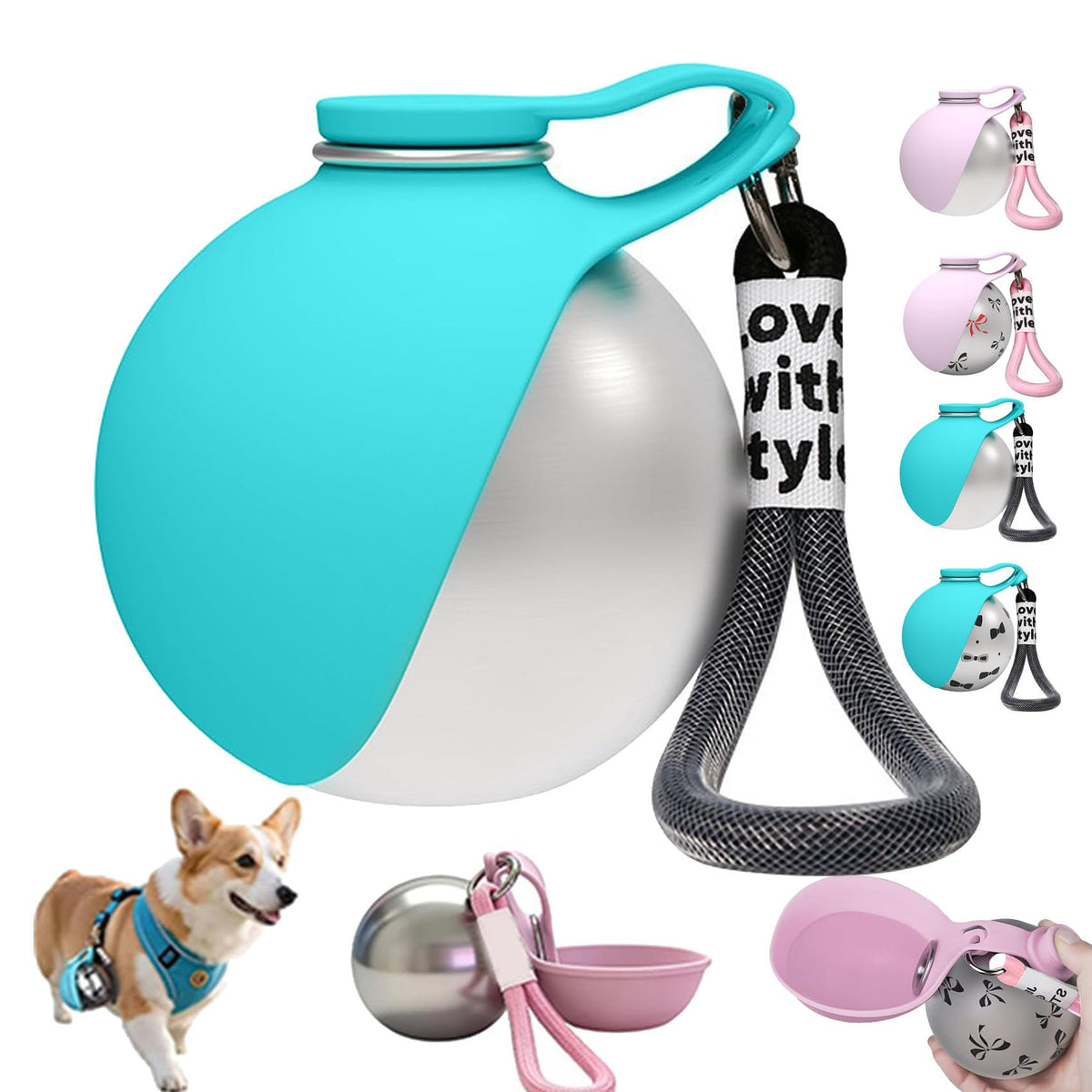 Botella para Perros 2 en 1 – ¡Tu perro nunca más pasará sed!