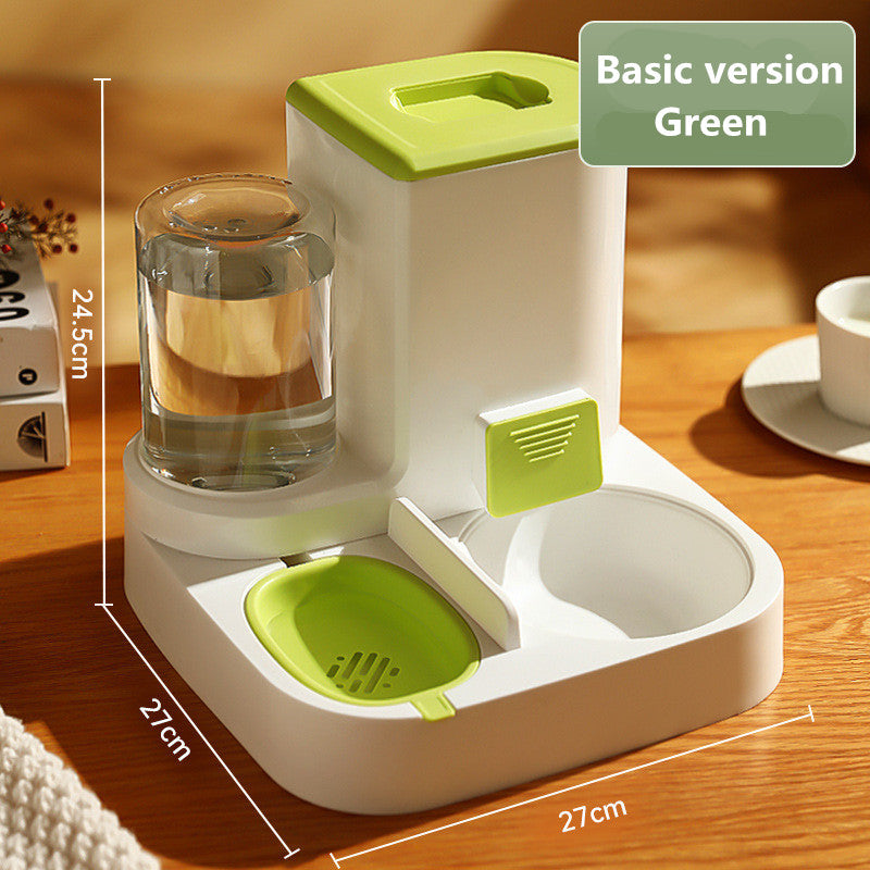 Comedero Automático para Gatos y Perros, Bol Dispensador con Acero Inoxidable