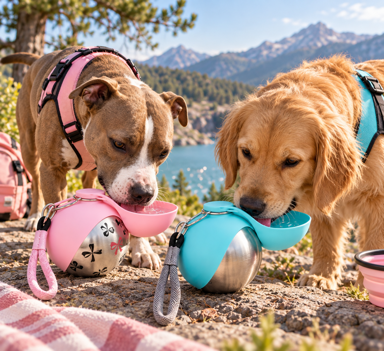 Botella para Perros 2 en 1 – ¡Tu perro nunca más pasará sed!