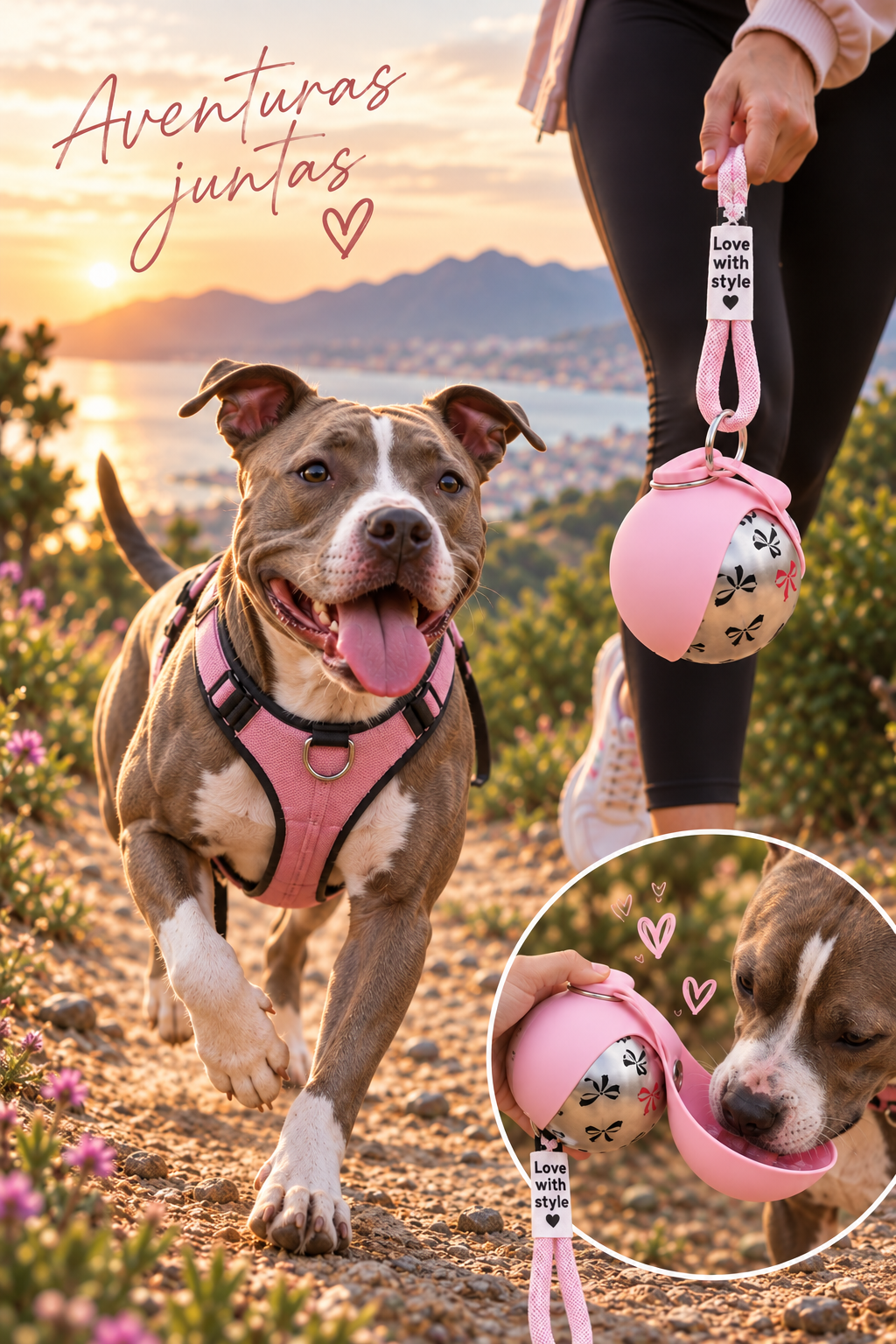 Botella para Perros 2 en 1 – ¡Tu perro nunca más pasará sed!