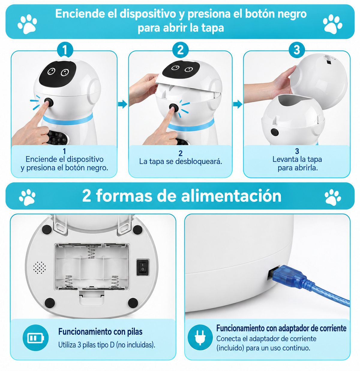 Comedero Automático 3,5 L🐾