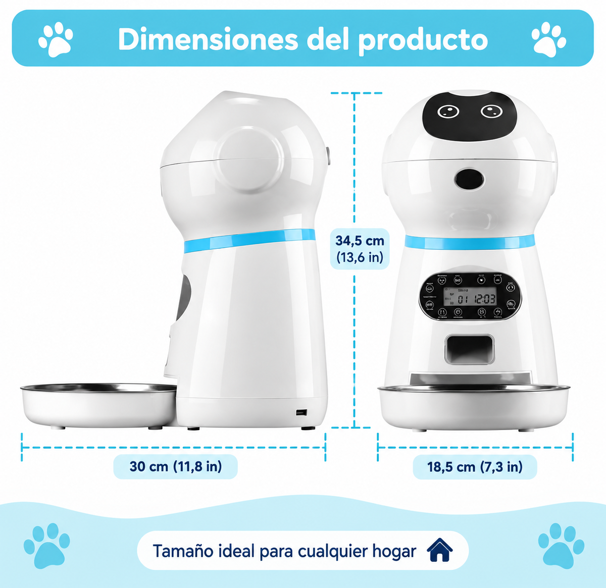 Comedero Automático 3,5 L🐾