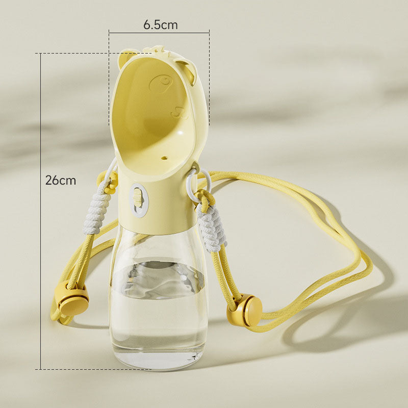 Pet Water Bottle for Small Big Dogs Cats Outdoor Leakproof Puppy Drinking Bowls with Food Container Pet Feeder